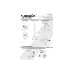 ANTENNE VHF 3 DB VEDETTE CAPRI SUPERGAIN 1,4 M -Railblaza Soldes Boutique antenne vhf 3 db vedette capri supergain 14 m 2