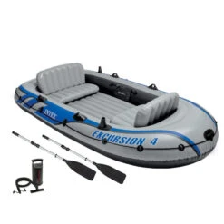 BATEAU GONFLABLE INTEX EXCURSION 4 + 2 AVIRONS + GONFLEUR -Railblaza Soldes Boutique bateau gonflable intex excursion 4 2 avirons gonfleur 2