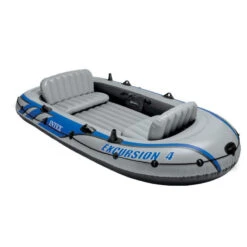 BATEAU GONFLABLE INTEX EXCURSION 4 + 2 AVIRONS + GONFLEUR -Railblaza Soldes Boutique bateau gonflable intex excursion 4 2 avirons gonfleur 4
