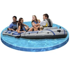 BATEAU GONFLABLE INTEX EXCURSION 5 + 2 AVIRONS + GONFLEUR -Railblaza Soldes Boutique bateau gonflable intex excursion 5 2 avirons gonfleur 2