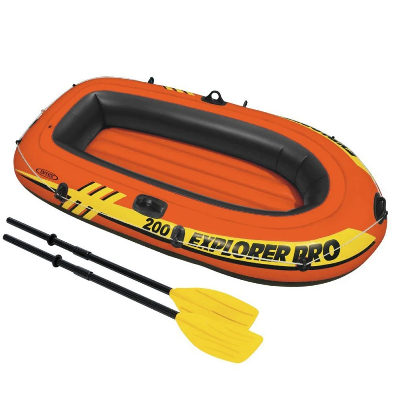 BATEAU GONFLABLE INTEX EXPLORER PRO 200 + 2 RAMES + GONFLEUR 6 BATEAU GONFLABLE INTEX EXPLORER PRO 200 + 2 RAMES + GONFLEUR – Image 4