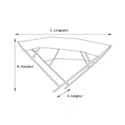 BIMINI ALU BROSSÉ 2 ARCEAUX BLEU ORANGEMARINE 150 (largeur) X 110 (hauteur) X 180 (longueur) Cm - BLEU -Railblaza Soldes Boutique bimini alu brosse 2 arceaux bleu orangemarine 150 largeur x 110 hauteur x 180 longueur cm bleu 2