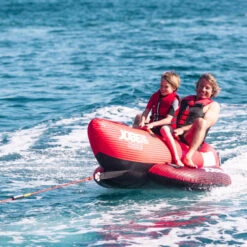 BOUEE TRACTEE BANANE ROUGE CHASER JOBE 2 PERSONNES -Railblaza Soldes Boutique bouee tractee banane rouge chaser jobe 2 personnes 2