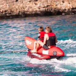 BOUEE TRACTEE BANANE ROUGE CHASER JOBE 2 PERSONNES -Railblaza Soldes Boutique bouee tractee banane rouge chaser jobe 2 personnes 3