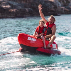 BOUEE TRACTEE BANANE ROUGE CHASER JOBE 2 PERSONNES -Railblaza Soldes Boutique bouee tractee banane rouge chaser jobe 2 personnes 4