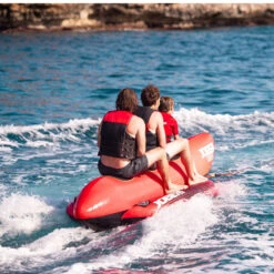 BOUEE TRACTEE BANANE ROUGE JOBE 3 PERSONNES -Railblaza Soldes Boutique bouee tractee banane rouge jobe 3 personnes 4