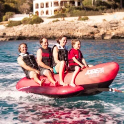 BOUEE TRACTEE BANANE ROUGE JOBE 4 PERSONNES -Railblaza Soldes Boutique bouee tractee banane rouge jobe 4 personnes 4