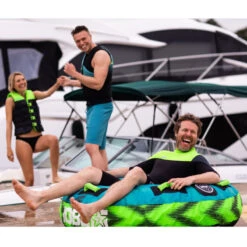 BOUEE TRACTEE HOTSEAT JOBE VERT 1 PERSONNE -Railblaza Soldes Boutique bouee tractee hotseat jobe vert 1 personne 3