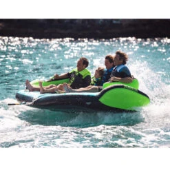 BOUEE TRACTEE JOBE VERTE SONAR 4 PERSONNES -Railblaza Soldes Boutique bouee tractee jobe verte sonar 4 personnes 4