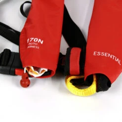 Gilet Gonflable ESSENTIAL ZIP Automatique Avec Harnais 170 N - Rouge -Railblaza Soldes Boutique gilet gonflable essential zip automatique avec harnais 170 n rouge 8