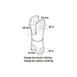 JONCTION CHAINE ANCRE ÉMERRILLON 10-12 Mm 7 JONCTION CHAINE ANCRE ÉMERRILLON 10-12 Mm -Railblaza Soldes Boutique jonction chaine ancre emerrillon 10 12 mm 2