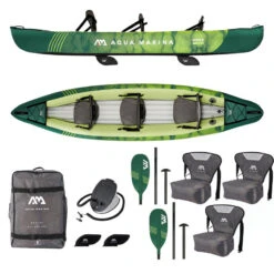 KAYAK AQUA MARINA RIPPLE 3 PERSONNES 370 -Railblaza Soldes Boutique kayak aqua marina ripple 3 personnes 370 1