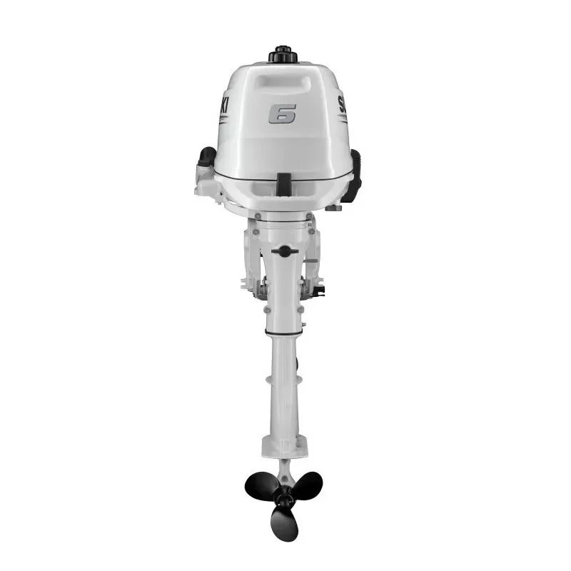 Moteur Hors-bord 4T SUZUKI 6 CV Arbre Long Blanc - SUZUKI 6 Moteur Hors-bord 4T SUZUKI 6 CV Arbre Long Blanc - SUZUKI – Image 4