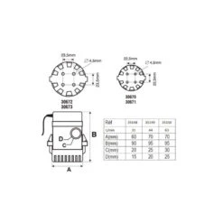 POMPE DE CALE IMMERGÉE NUOVA RADE 500 GPH - 1892 L/h - 12V -Railblaza Soldes Boutique pompe de cale immergee nuova rade 500 gph 1892 l h 12v 2