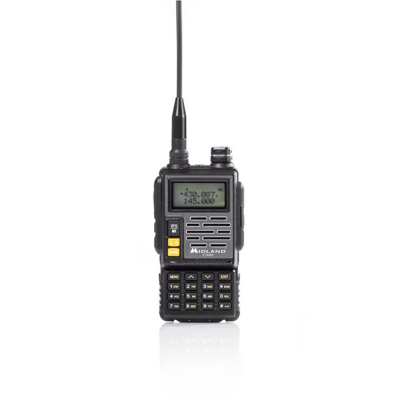 RADIO BI BANDE VHF UHF 2W MIDLAND CT690 3 RADIO BI BANDE VHF UHF 2W MIDLAND CT690