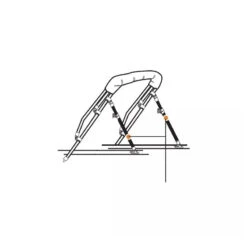 LALIZAS Support De Biminis Télescopique 71-122 Cm -Railblaza Soldes Boutique support de biminis telescopique 71 122 cm 2