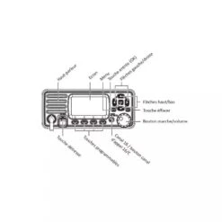 VHF Fixe WP250 - ORANGEMARINE -Railblaza Soldes Boutique vhf fixe wp250 orangemarine 13